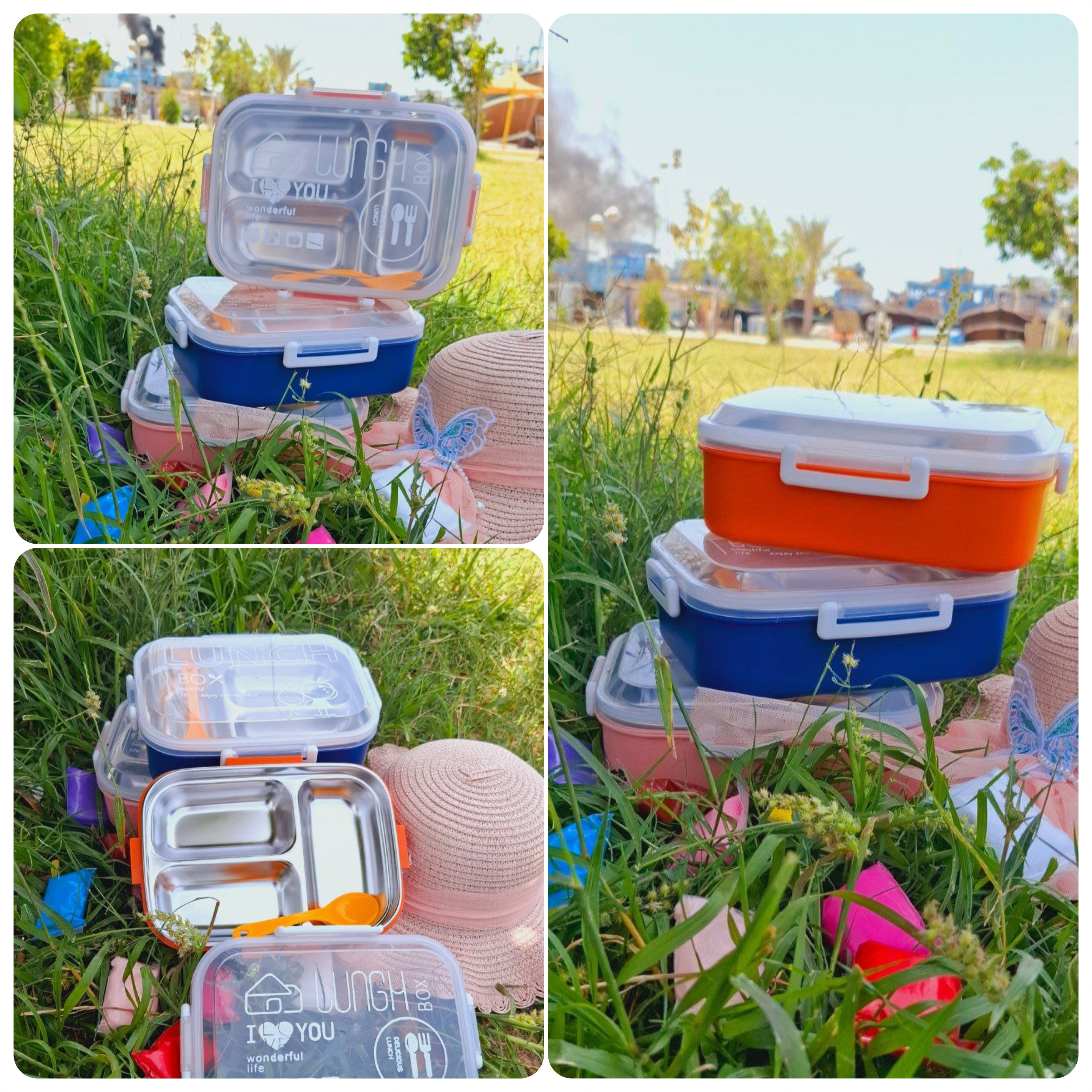 ظرف غذا دوطبقه استيل